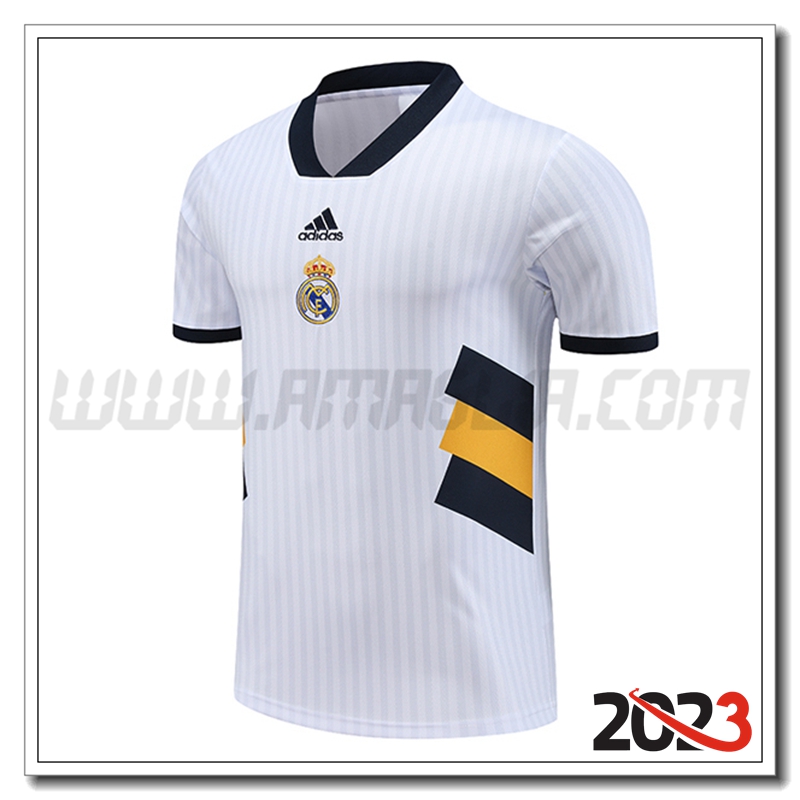 Maglia Allenamento Real Madrid Bianco 2023 2024