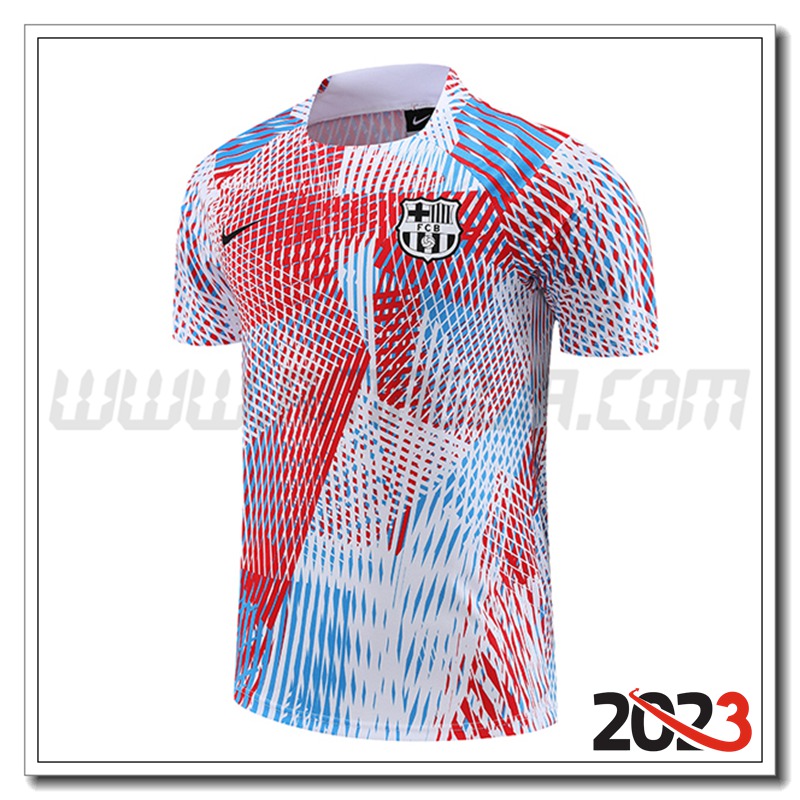 Maglia Allenamento FC Barcellona Rosso/Blu/Bianco 2023 2024