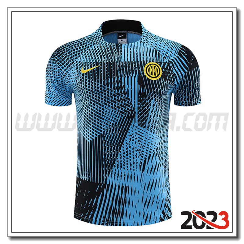 Maglia Allenamento Inter Milan Blu Chiaro 2023 2024