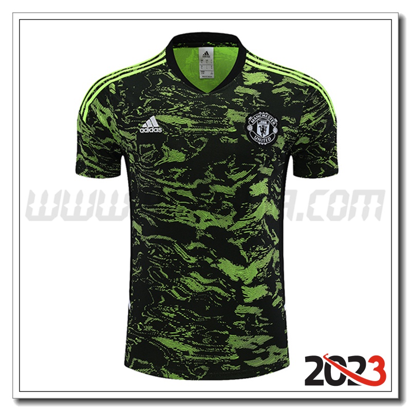 Maglia Allenamento Manchester United Verde 2023 2024
