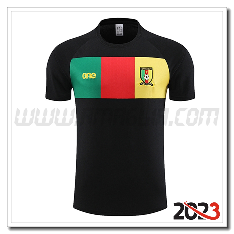Maglia Allenamento Camerun Nero 2023 2024