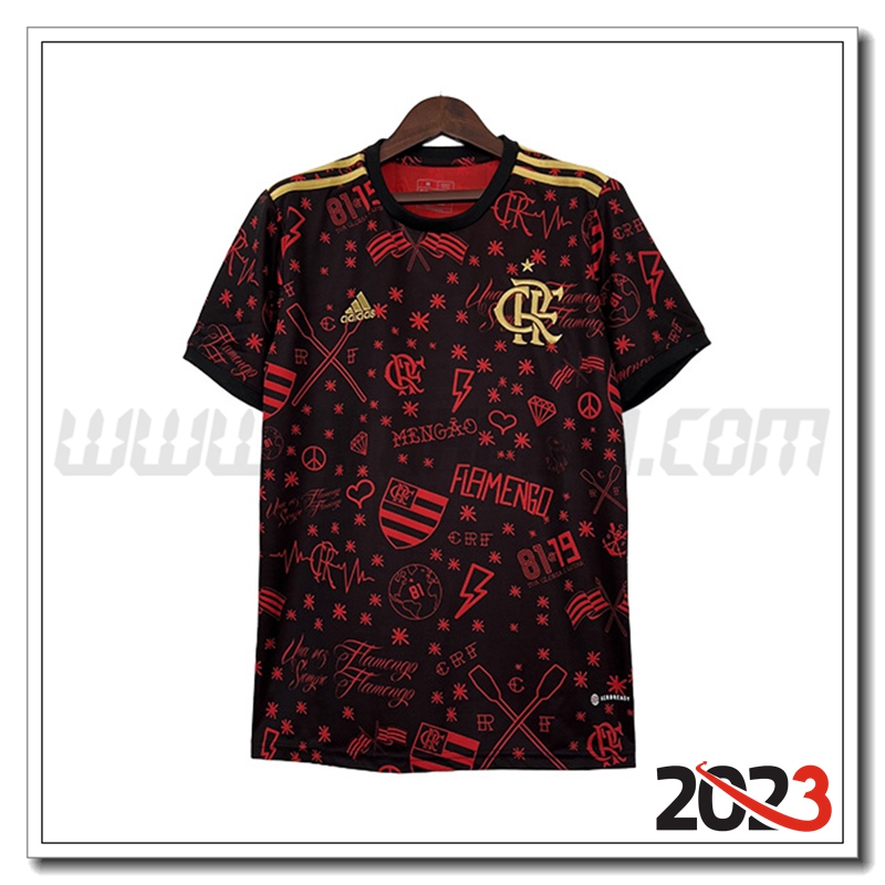 Maglia Allenamento Flamengo Rosso 2023 2024