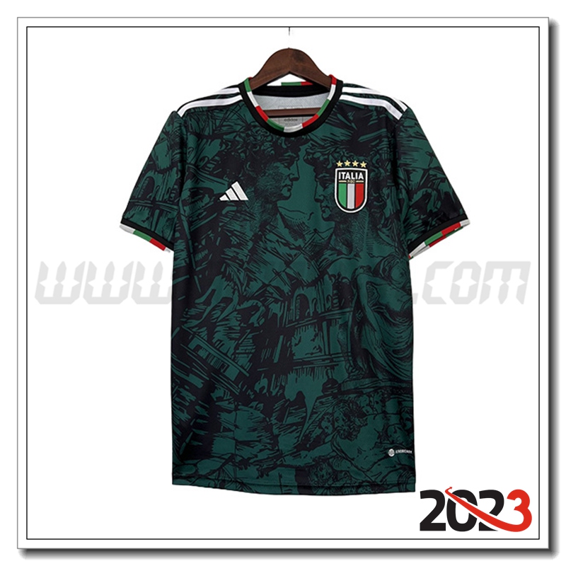 Maglia Allenamento Italia Verde 2023 2024