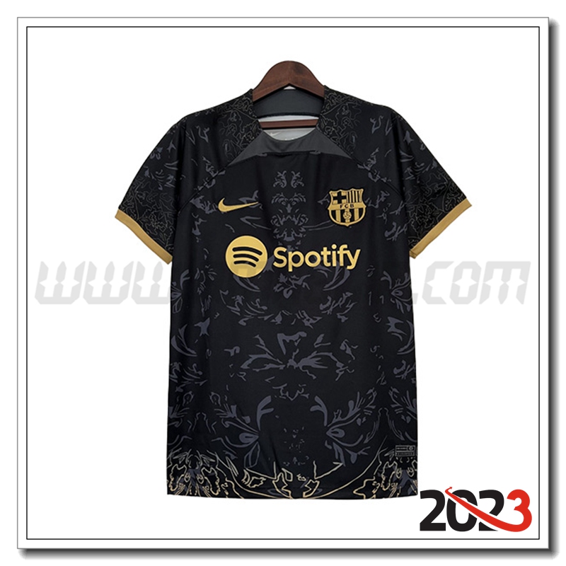 Maglia Allenamento FC Barcellona Nero 2023 2024