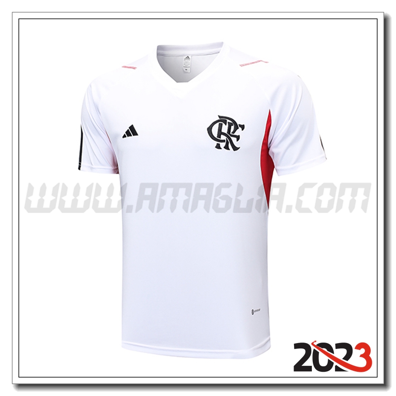 Maglia Allenamento Flamengo Bianco 2023 2024