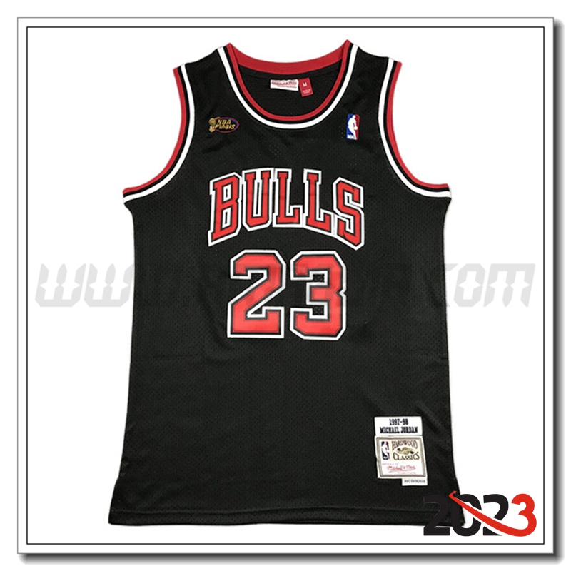 Maglia NBA Chicago Bulls (JORDAN #23) 2022/23 Nero
