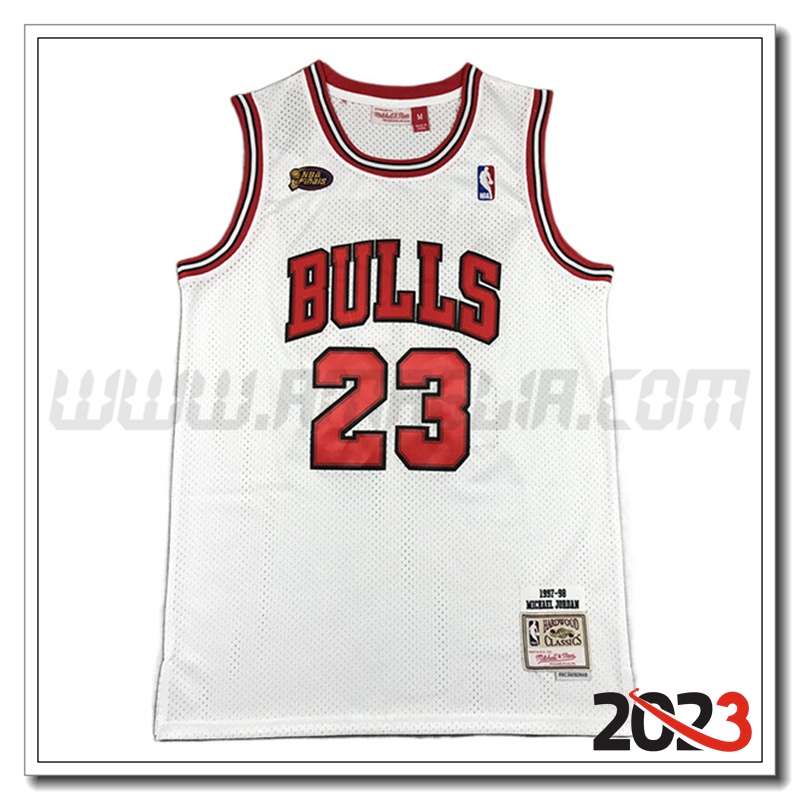 Maglia NBA Chicago Bulls (JORDAN #23) 2022/23 Bianco
