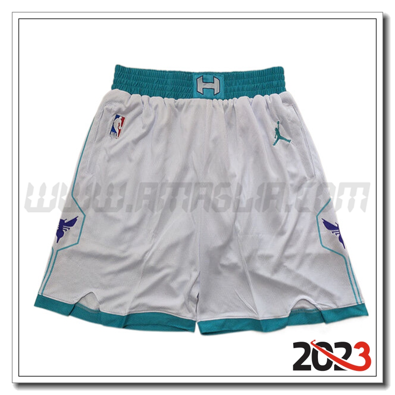 Pantaloncini NBA Charlotte Hornets Bianco
