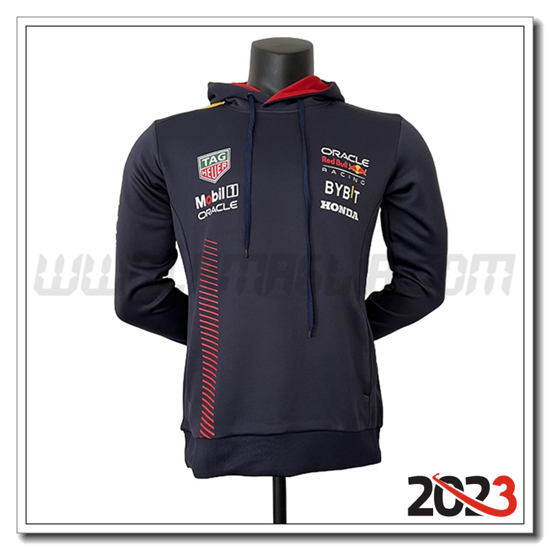 Sweatshirt Capuche F1 RedBull Racing Team Nero 2023