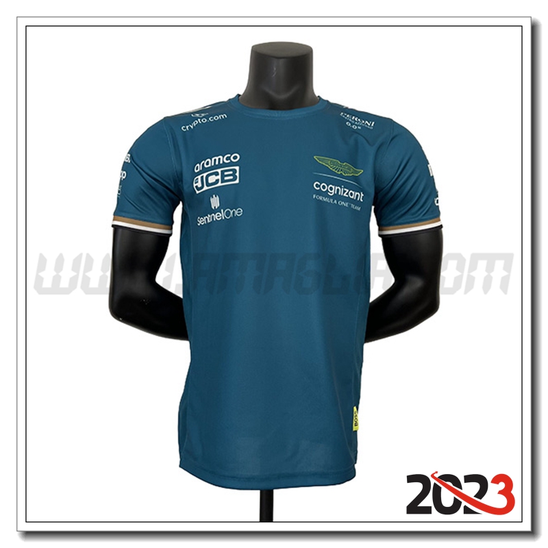 Maglietta F1 Aston Martin Team Verde 2023