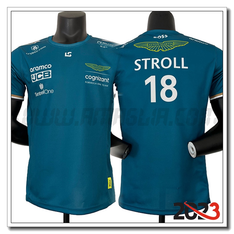 Maglietta F1 Aston Martin Team Verde 2023