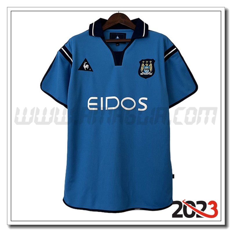 Prima Maglia Retro Manchester City 2001/2002