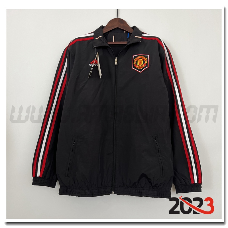Giacca a Vento Manchester United Nero 2023 2024