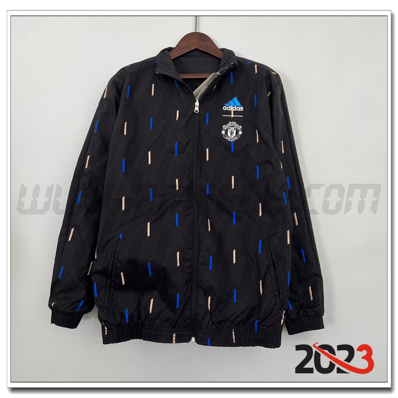 Giacca a Vento Manchester United Nero 2023 2024