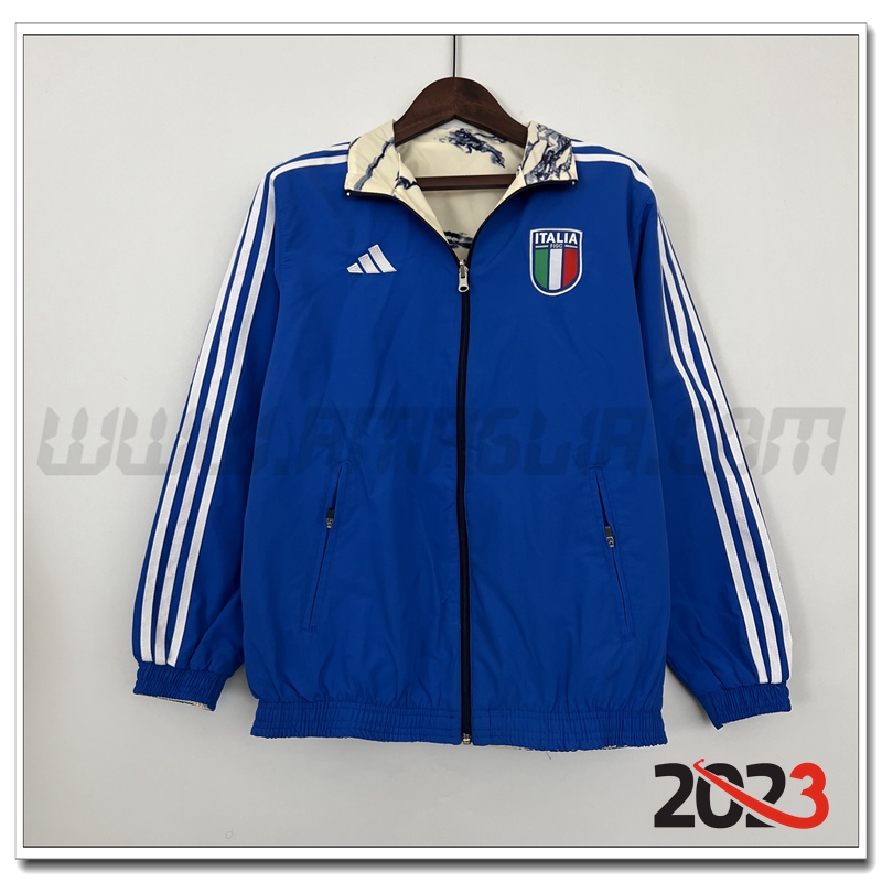 Giacca a Vento Italia Blu 2023 2024