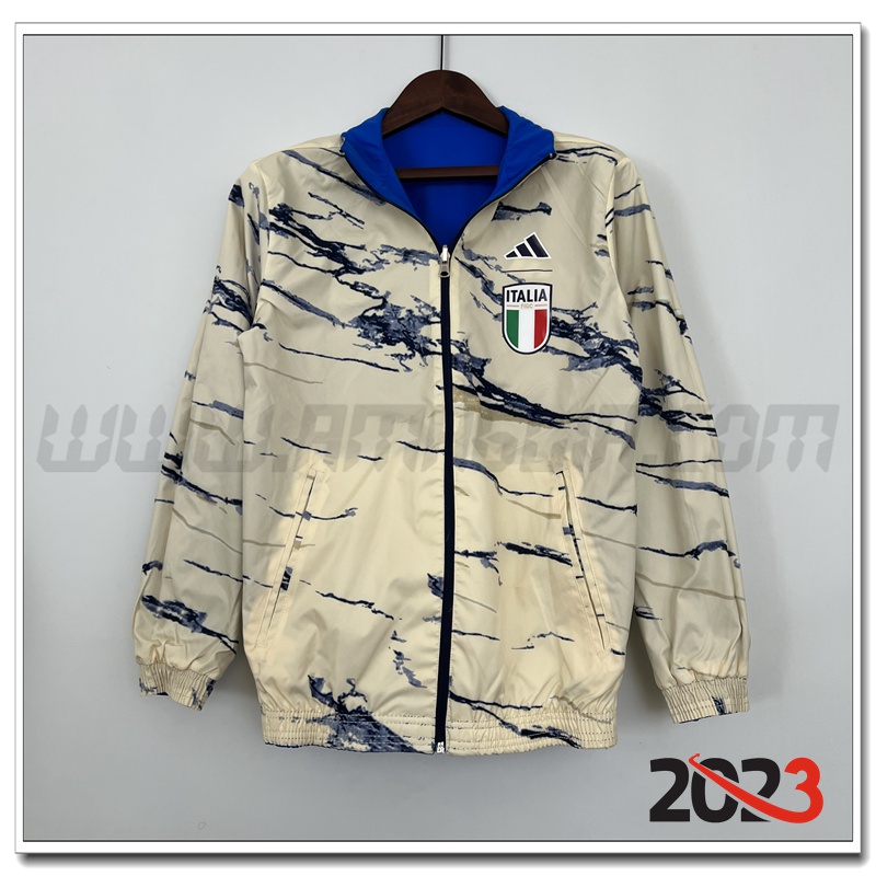 Giacca a Vento Italia Bianco 2023 2024