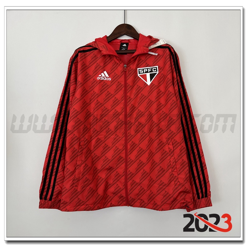 Giacca a Vento Sao Paulo FC Rosso 2023 2024