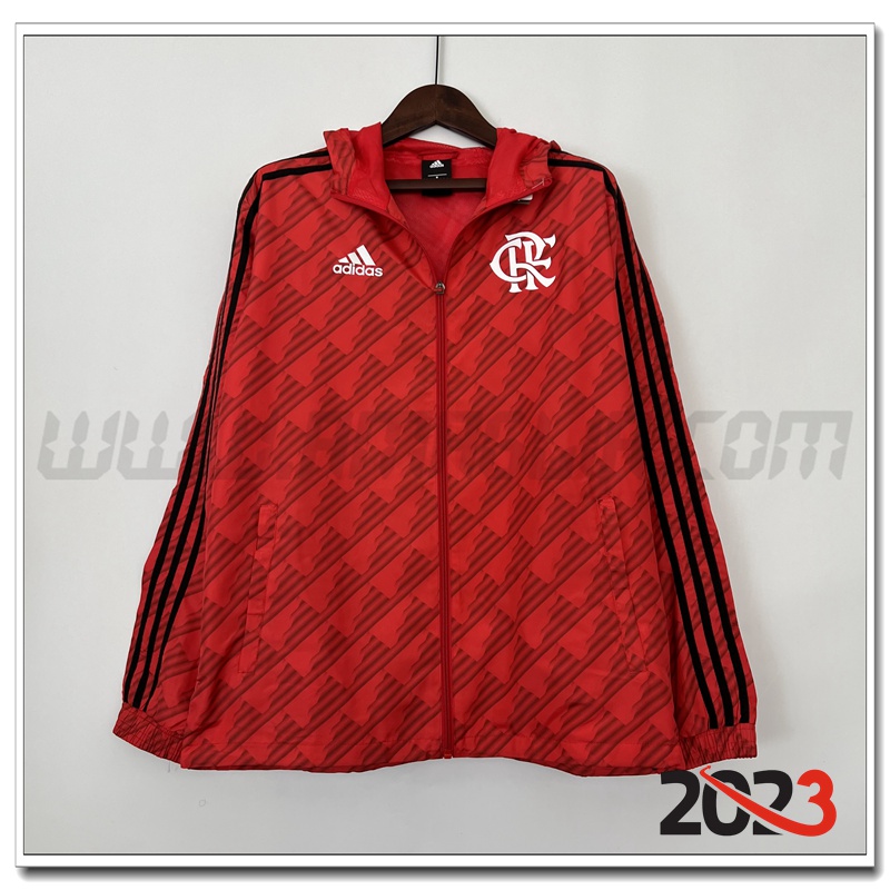 Giacca a Vento Flamengo Rosso 2023 2024