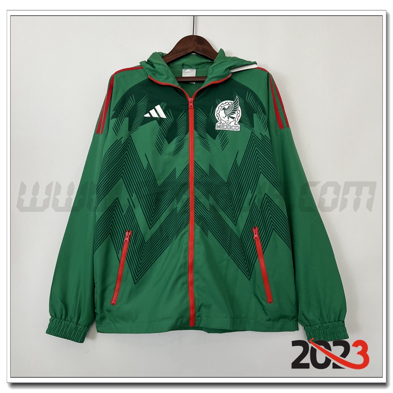 Giacca a Vento Messico Verde 2023 2024