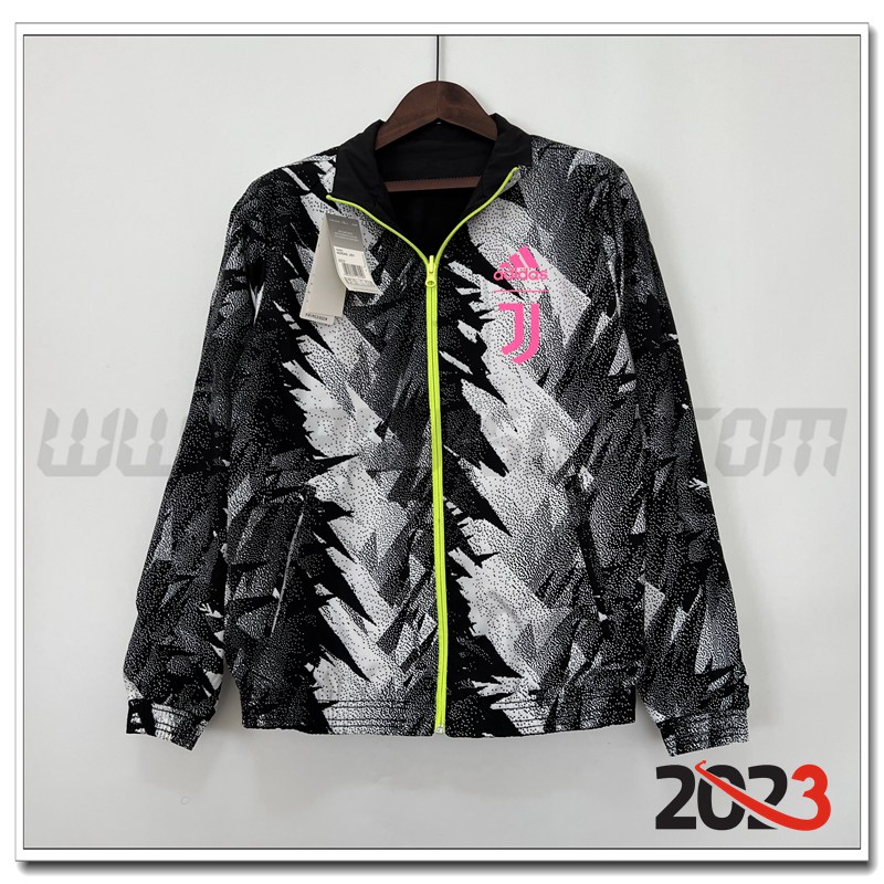 Giacca a Vento Juventus Nero/Bianco 2023 2024