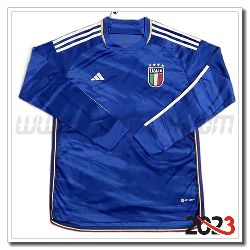 Prima Maglia Squadra Italia Manica lunga 2023 2024