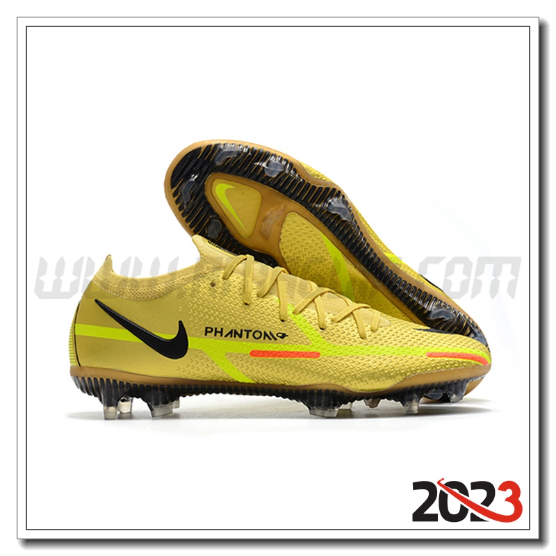 Nike Scarpe da Calcio Phantom GT2 Low Gang Elite FG GIALLO