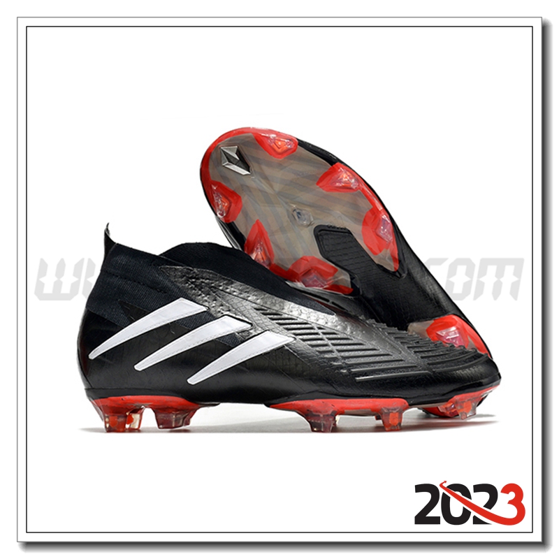 Adidas Scarpe da Calcio Predator FIFA World Cup Qatar 2022 Edge+ FG Nero