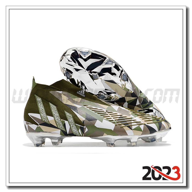 Adidas Scarpe da Calcio Predator FIFA World Cup Qatar 2022 Edge+ FG Verde