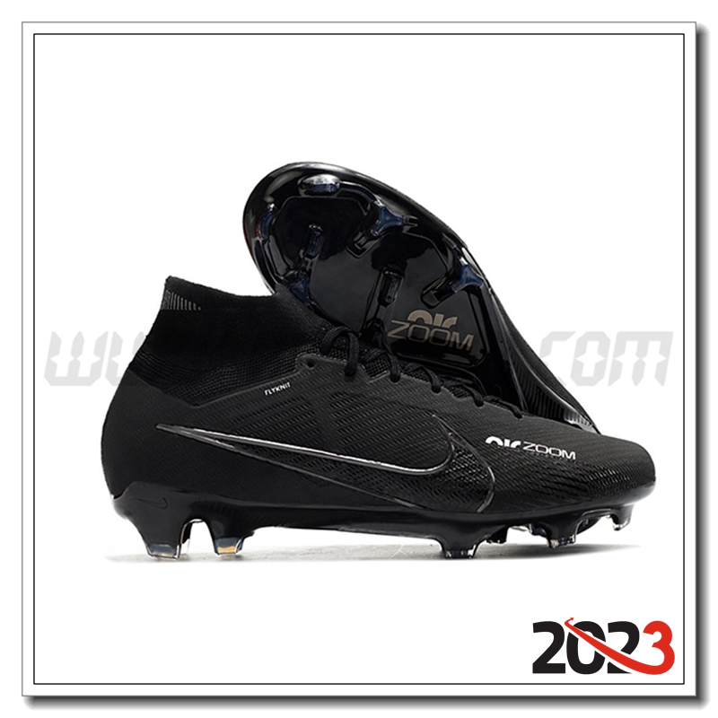 Nike Scarpe da Calcio Air Zoom Mercurial Superfly IX Elite FG Nero