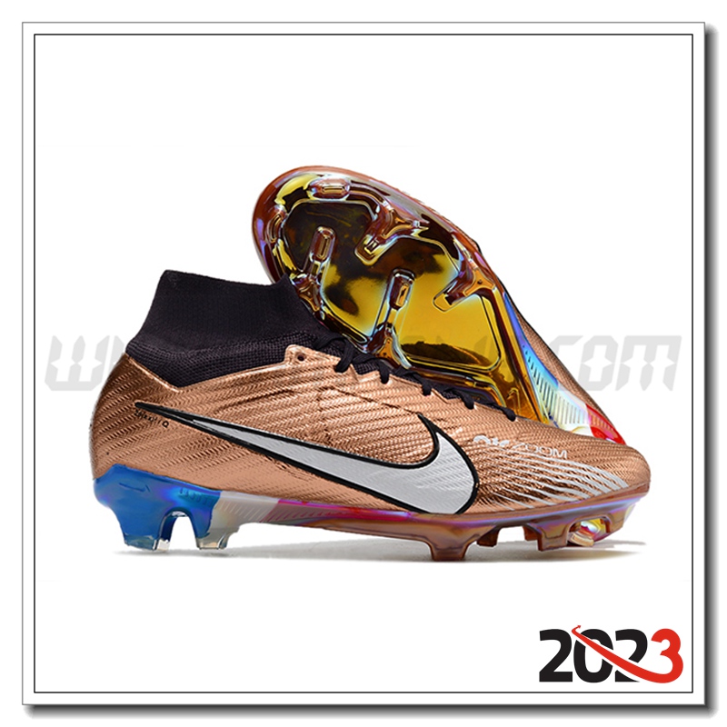 Nike Scarpe da Calcio Air Zoom Mercurial Vapor XV Elite FG Marrone