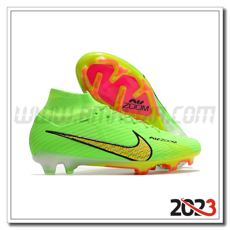 Nike Scarpe da Calcio Air Zoom Mercurial Superfly IX Elite FG Verde