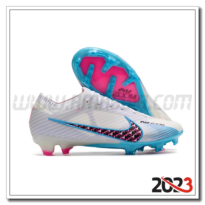 Nike Scarpe da Calcio Air Zoom Mercurial Vapor XV Elite FG Bianco