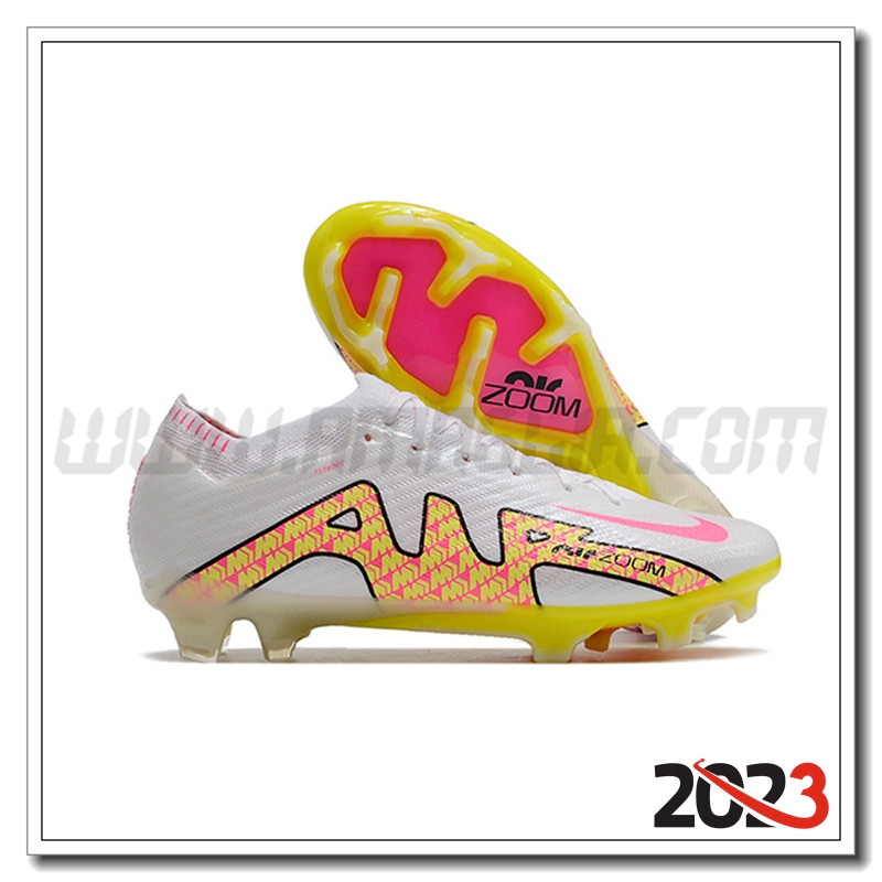 Nike Scarpe da Calcio Air Zoom Mercurial Vapor XV Elite FG Bianco