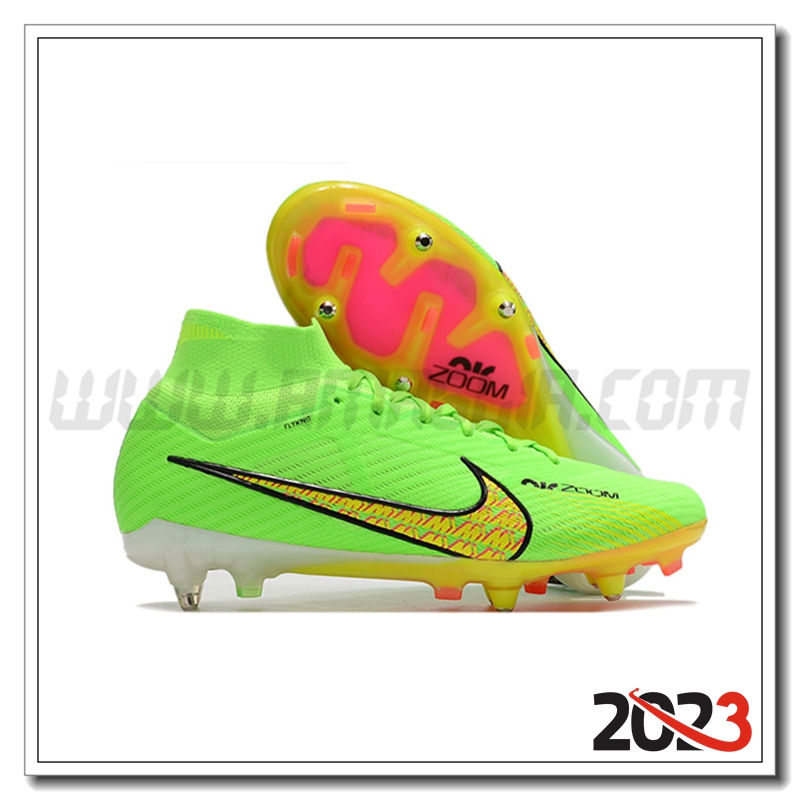 Nike Scarpe da Calcio Air Zoom Mercurial Superfly IX Elite SG Verde