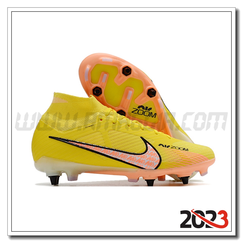 Nike Scarpe da Calcio Air Zoom Mercurial Superfly IX Elite SG GIALLO