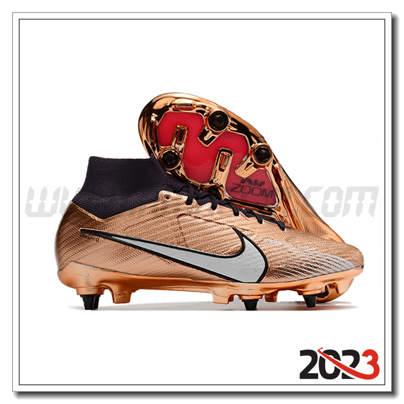 Nike Scarpe da Calcio Air Zoom Mercurial Superfly IX Elite SG Marrone