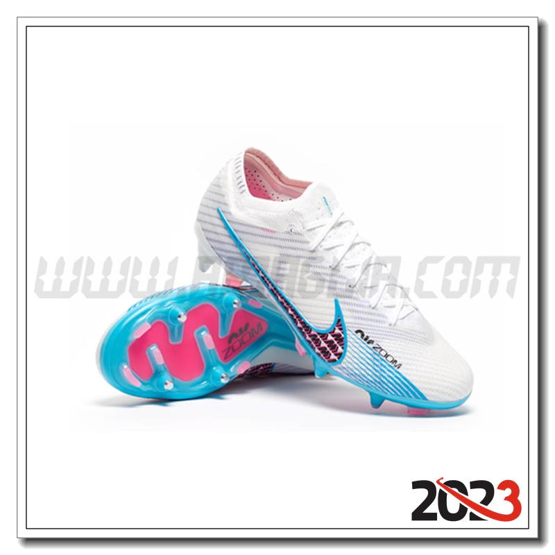 Nike Scarpe da Calcio Air Zoom Mercurial Vapor XV Elite SG Bianco/Blu