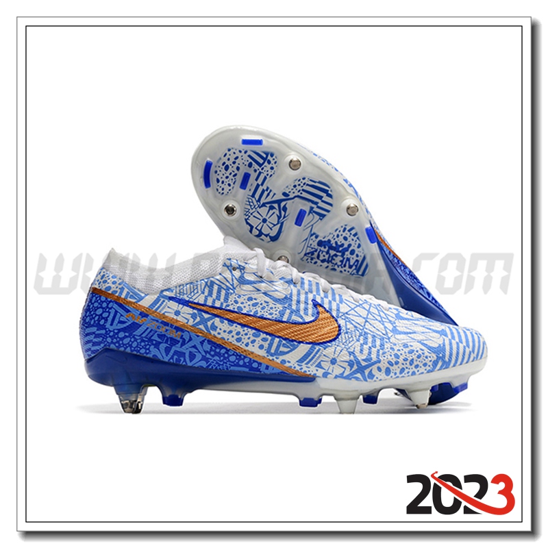 Nike Scarpe da Calcio Air Zoom Mercurial Vapor XV Elite SG Blu/Bianco