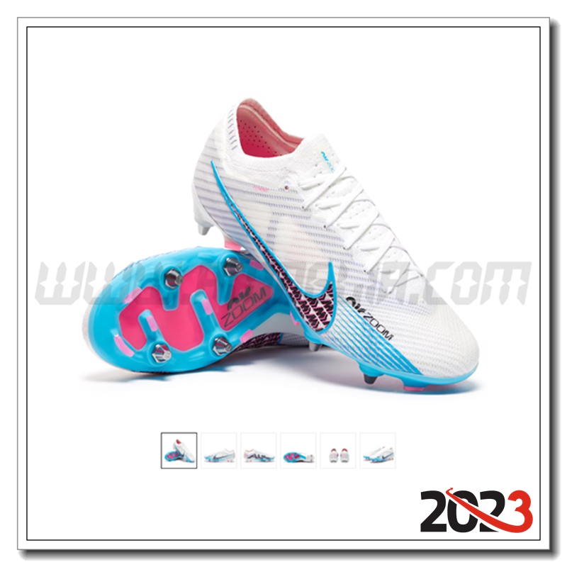 Nike Scarpe da Calcio Air Zoom Mercurial Vapor XV Elite SG Bianco/Blu