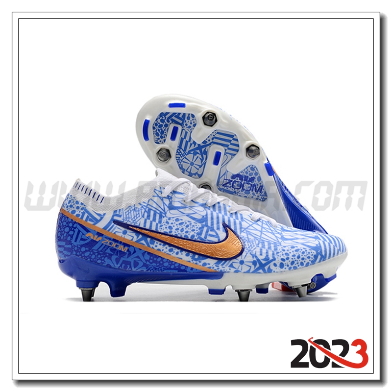 Nike Scarpe da Calcio Air Zoom Mercurial Vapor XV Elite SG Blu/Bianco
