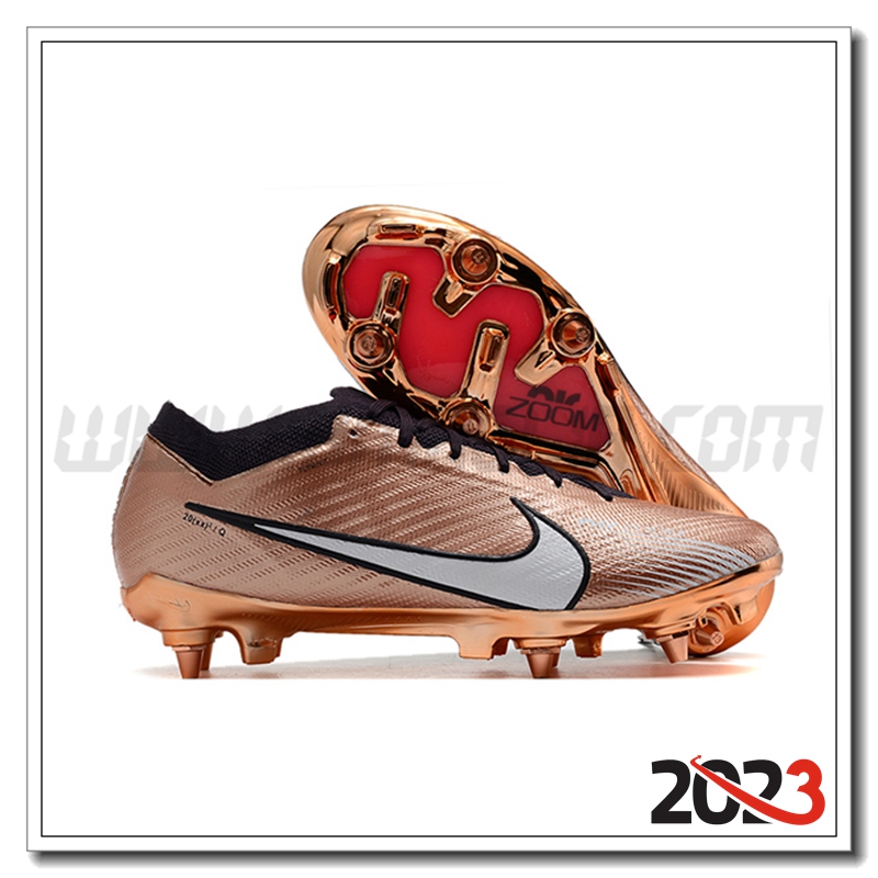 Nike Scarpe da Calcio Air Zoom Mercurial Vapor XV Elite SG Marrone