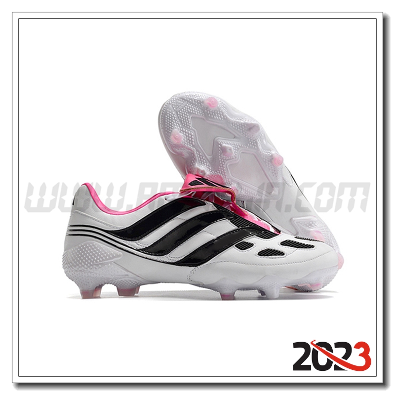 Adidas Scarpe da Calcio Predator Precision FG Bianco/Nero/Rosa