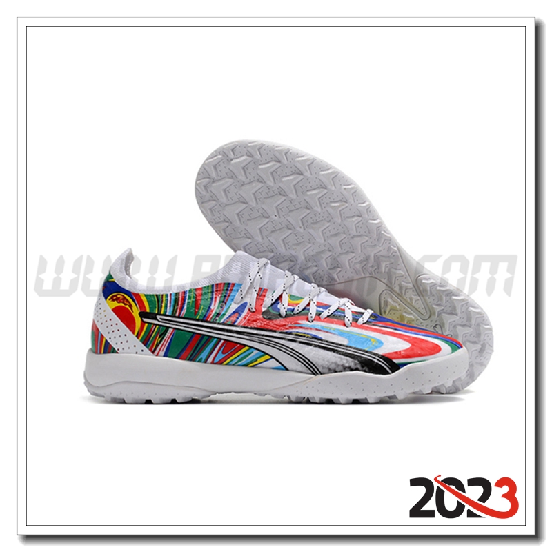 Puma Scarpe da Calcio Ultra Ultimate TF Bianco/Rosso/Blu