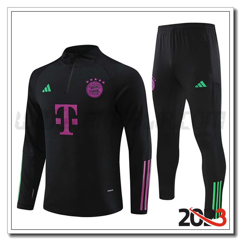 Tuta Allenamento Bayern Monaco Nero 2023 2024