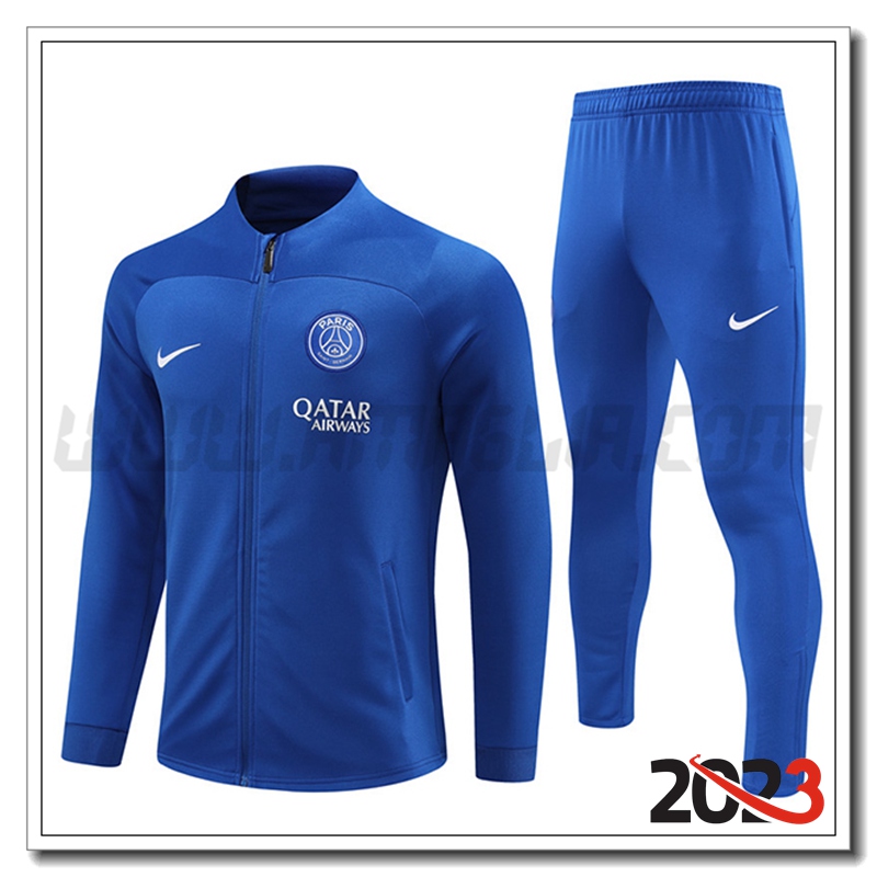 Tuta Allenamento Giacca PSG Blu 2022/2023