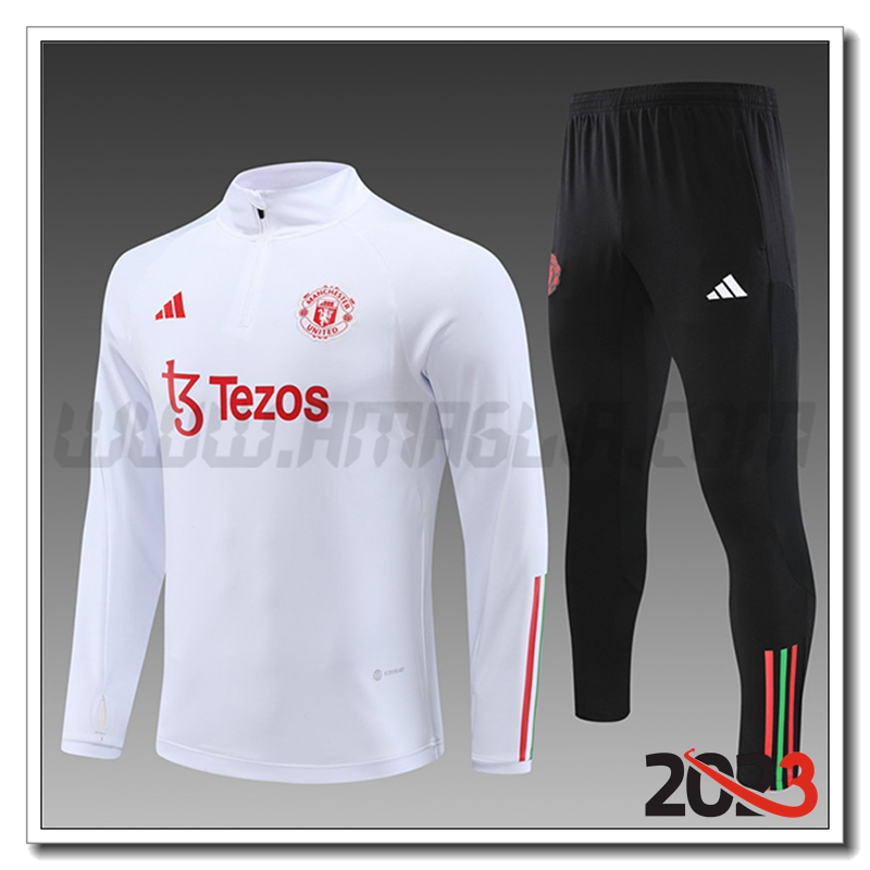 La Nuova Insieme Tuta Calcio Manchester United Bambino Grigio Scuro 20222023 P 25537 - Foto 11