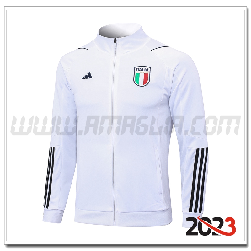 Giacca Calcio Italia Bianco 2023 2024