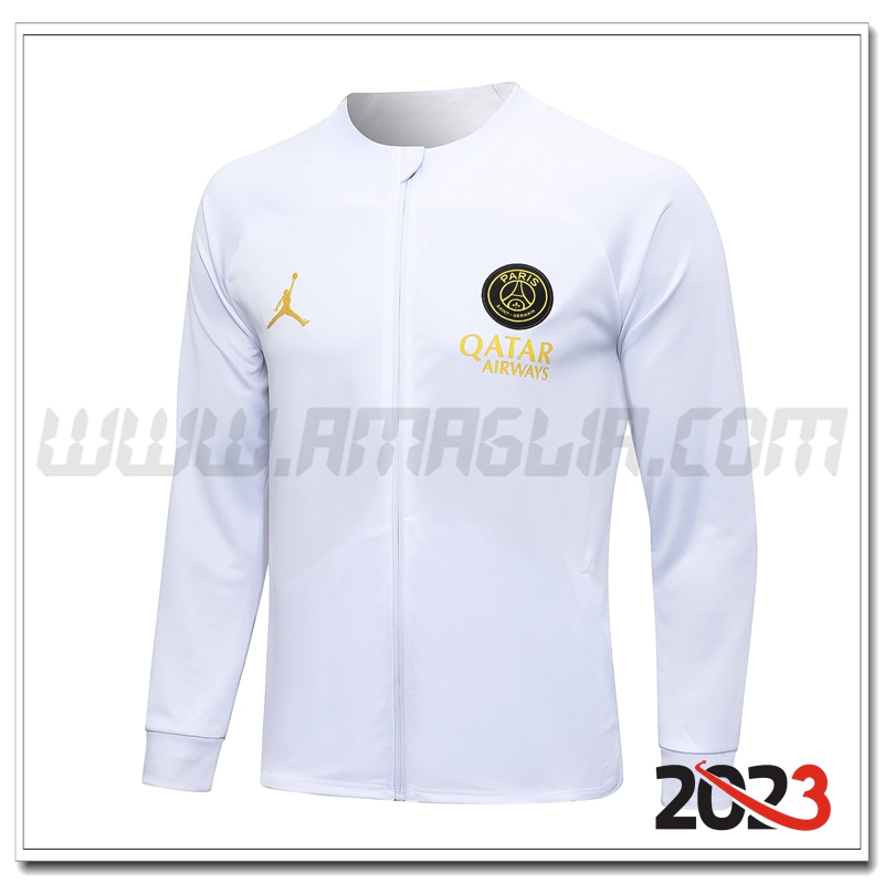 Giacca Calcio PSG Bianco 2023 2024