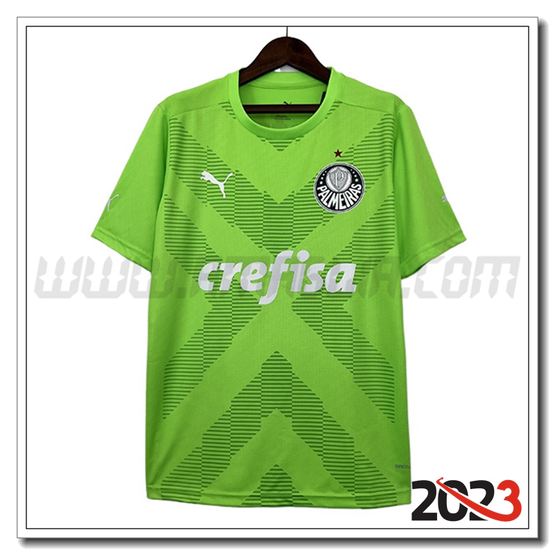 Maglia Calcio Portiere Palmeiras 2023 2024 Verde