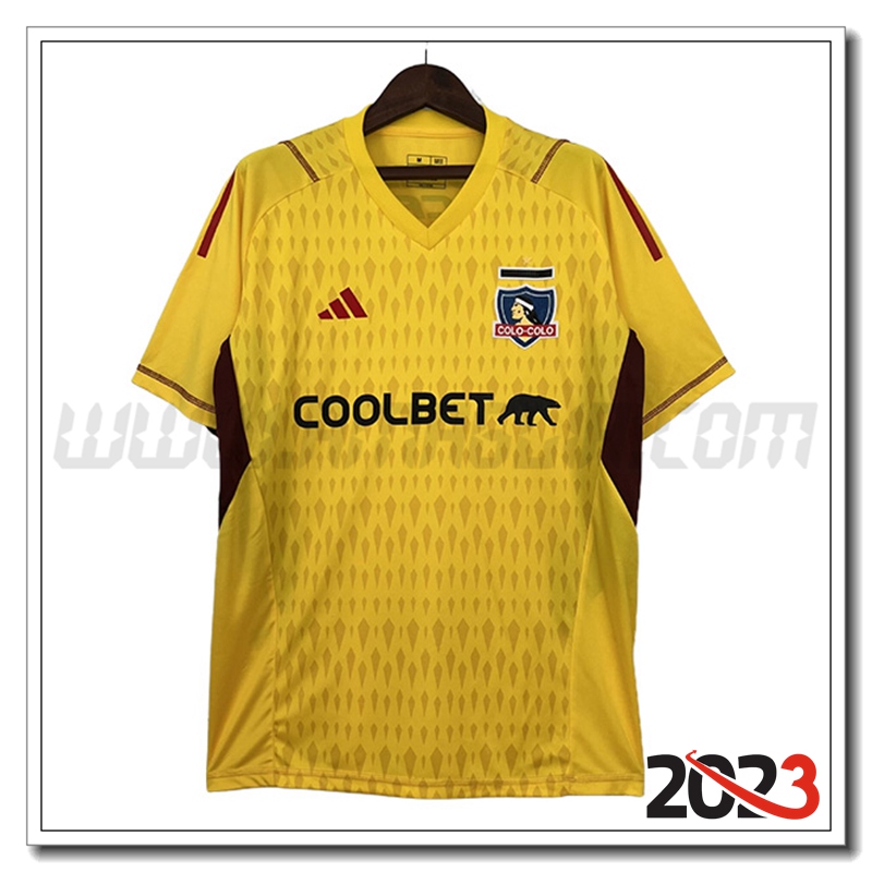 Maglia Calcio Portiere Colo Colo 2023 2024 GIALLO